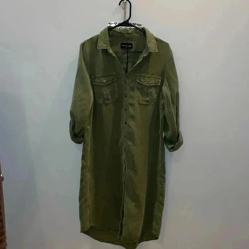 Parasuco Olive Green Dress-Médium